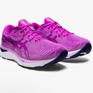ASICS GEL CUMULUS 24 ORCHID/DIVE BLUE. Size 6.5
